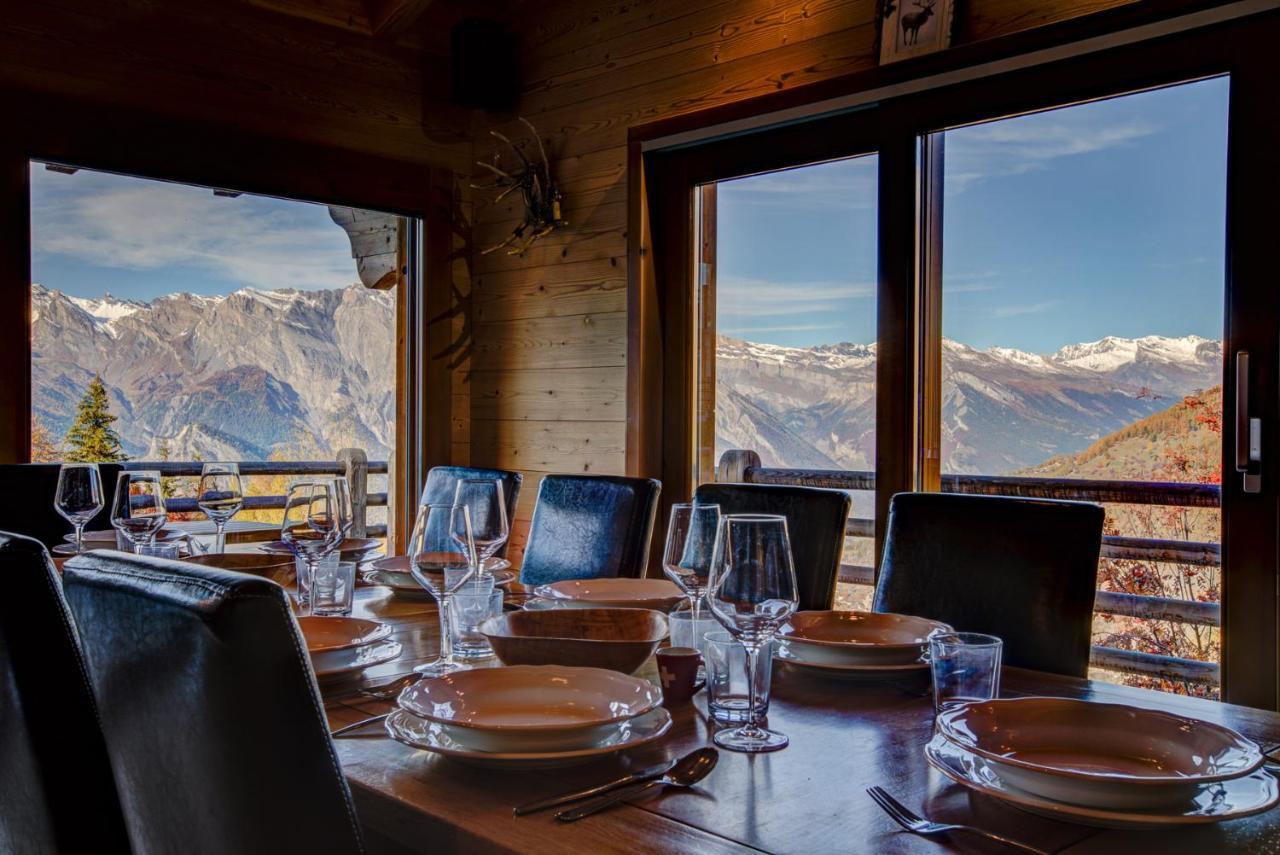 Chalet Le Cerf La Tzoumaz Eksteriør billede