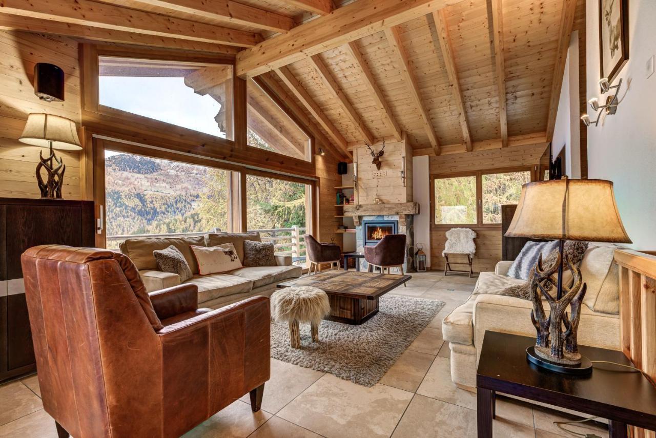 Chalet Le Cerf La Tzoumaz Eksteriør billede