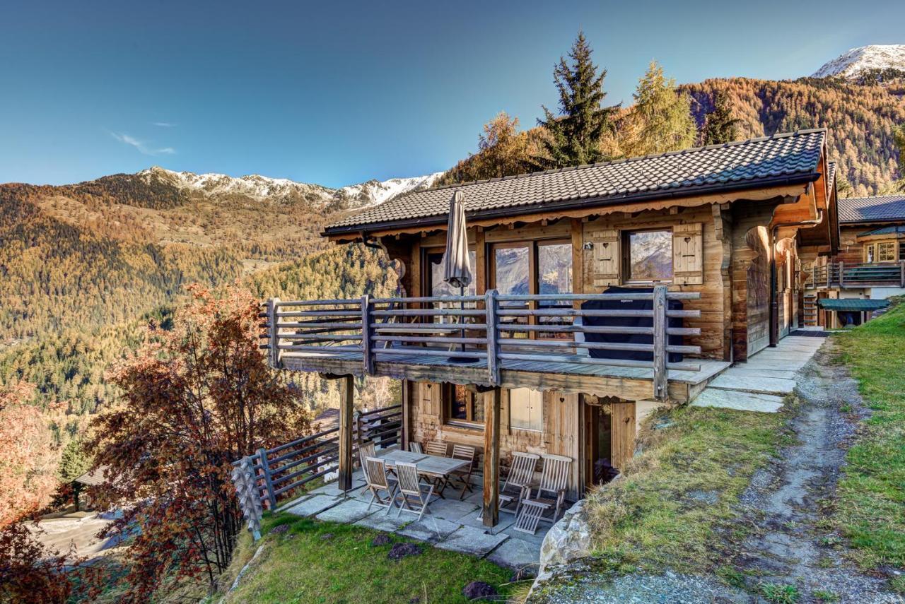 Chalet Le Cerf La Tzoumaz Eksteriør billede